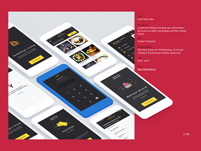 Portfolio page adventure card design layout material minimal ui ux web whitespace