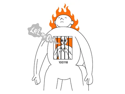 Life imprisoment diary doodle life prison sentence