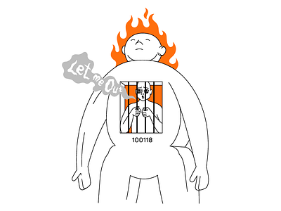 Life imprisoment diary doodle life prison sentence