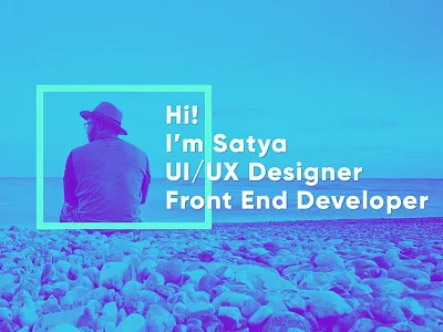 Satyawan Koli Personal Portfolio Website Design designer portfolio uiux website