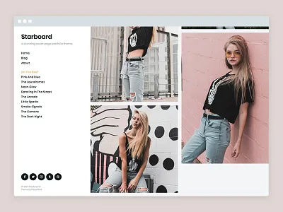 Starboard – WordPress Portfolio Theme blog grid masonry photography portfolio theme wordpress