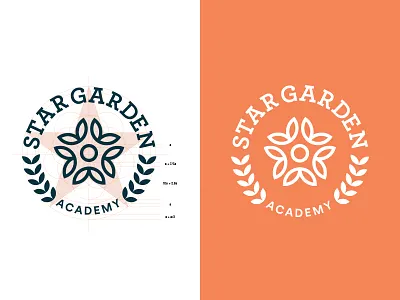 Star Garden Academy Logo academy branding identity keyvisual logo