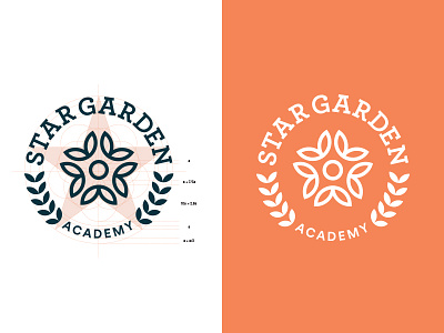 Star Garden Academy Logo academy branding identity keyvisual logo