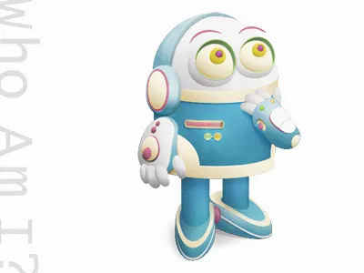 Broba The Support Bot adobe illustrator android character illustration it robot vector