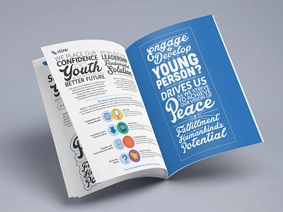 The AIESEC Way aiesec corporate identity icons illustrations mission print typography values