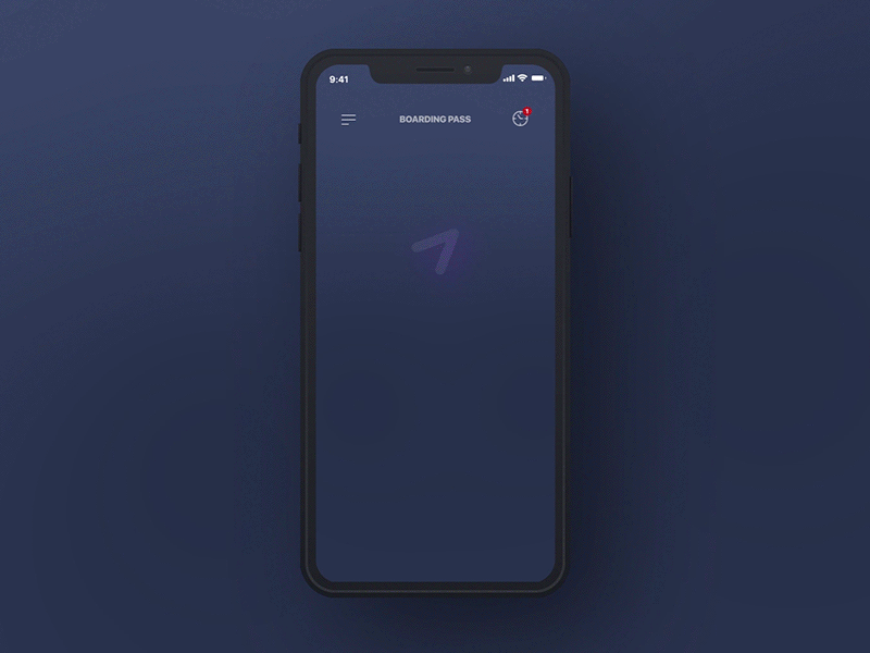 DailyUI #024 airline app boarding challenge dailyui dailyui024 loader microinteraction mobile pass ui ux