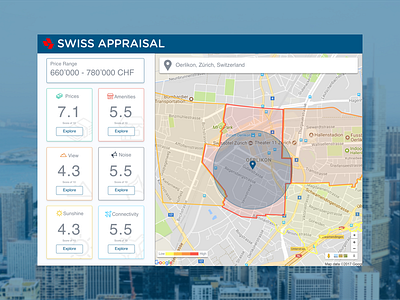 Property Appraisal listing property real estate rent ui web app