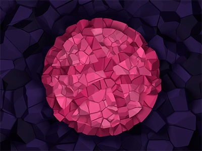 Hello Dribbble! 3d animation c4d dribbble logo first shot hello loop