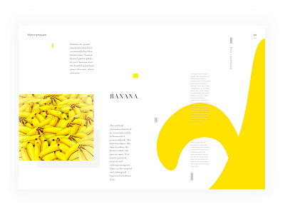 Day.148 New World P.4 banana character constitution creativity element format fruit graphic layout minimalist placeholder white