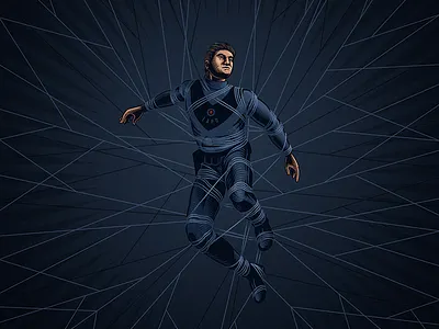 Spectacle magazine editorial illustration science fiction spectacle