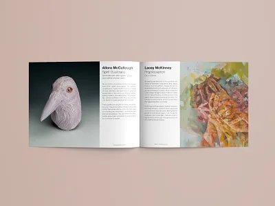 Press Pause – MFA Exhibit Catalogue brochure catalogue exhibit indesign layout mfa print spread typography