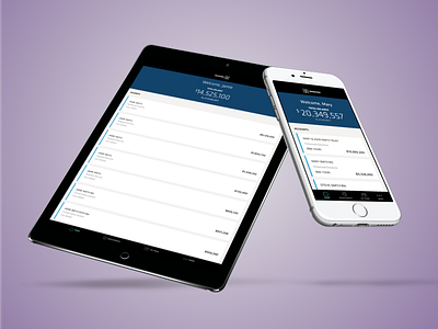 Alliance Bernstein Private Wealth finance fintech investment ios mobile ui