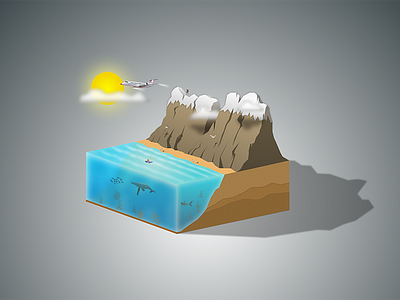 Getaway cutaway mountains outdoor