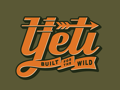 YETI Grave Yard 01 austin badge custom type logo outdoor script sticker type wild yeti