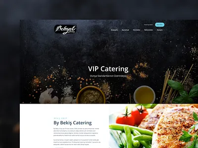 Behzat Catering behzat css html ui uidesign ux uxdesign webdesign