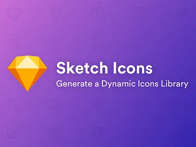 Sketch Icons - Generate a Dynamic Icon Library icons library plugin sketch ui