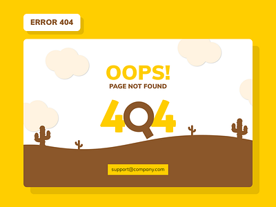 Error 404 design error page