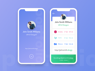 Portfolio Designs Iphone X portfolio design