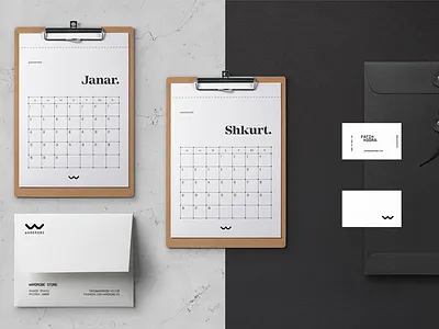 Wardrobe / Branding fashion fatihkovac identity look visual wardrobe