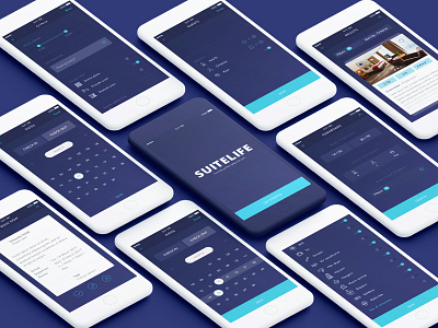 Suitelife App Design app design branding ui design ux design