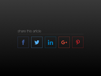 Daily UI #010: Social Share daily ui dailyui dailyui010 ui ui design