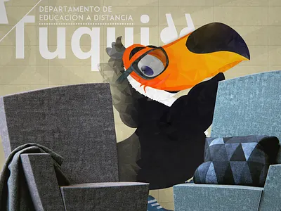 Tuqui LowPoly amazonia branding logo toucan tuqui