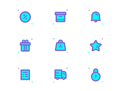 Icons Set 8 color iconography e commerce e commerce icons iconography icons line iconography online shopping icons shopping icons