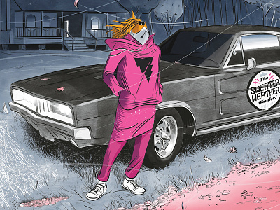 Fast Fox Dribbble 69 charger bash o bash fox