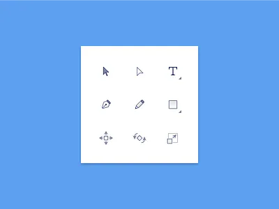 Design tools icon set affinity designer concept design desktop app draw graphic icon icon set manipulation tool tools ui ux vector