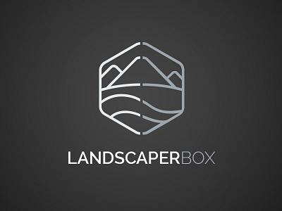 Landscaperbox Logo landscape line logo logo