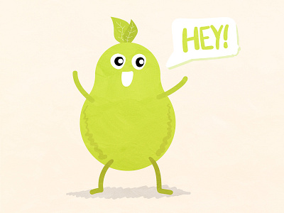 Little Pear cartoon character fruit gallot guillaume illustration illustrator pear