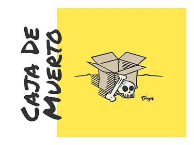Caja De Muerto design graphic illustration