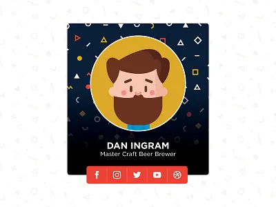 Day 88 – Avatar 088 avatar beer brewer cartoon craft beer dailyui hipster popular profile uidesign user interface