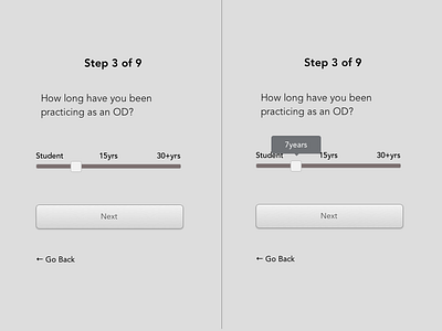 Quiz Range Slider atomic design graphic design layout prototyping screen design sketch typography web design website wireframe