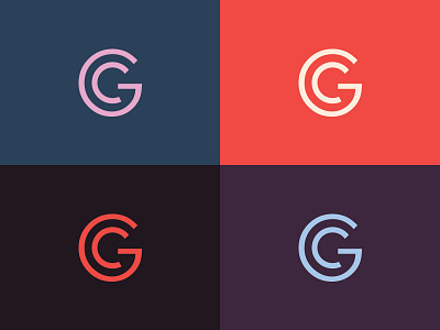 GC Monogram design graphic icon illustration logo texture type typography ui ux vector