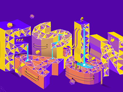 立体字体设计 3d凸出