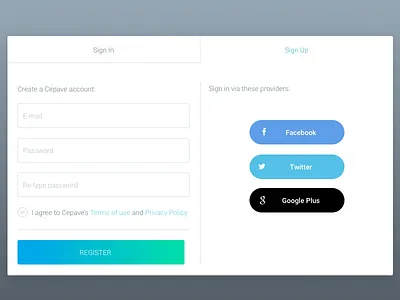 Sign Up