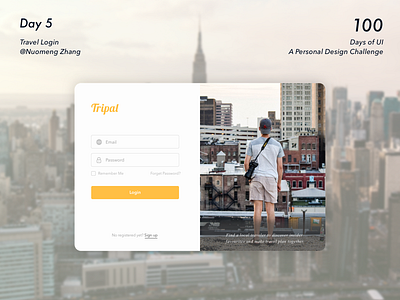 Travel login login travel ui website