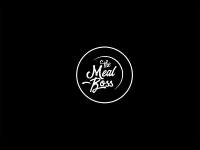 Themealboss Logo (http://www.themealboss.com) brand branding design food logo mockup