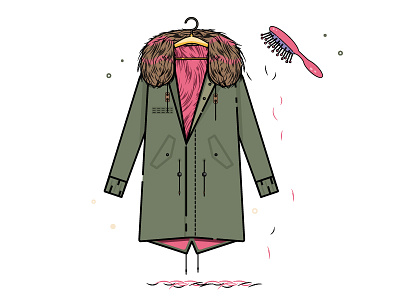 Parka Illustration fashion illustration parka