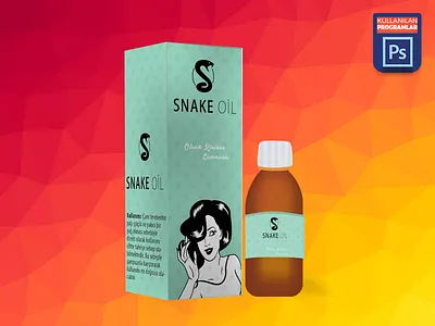 Snake Oil illustrator photoshop packing