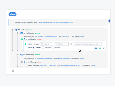 Rule builder New Idea complex software enterprise application rule builder