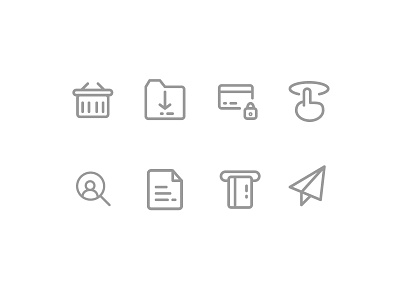 E-commerce & Shopping online icons business commerce e commerce icon line marketing online shopping icon