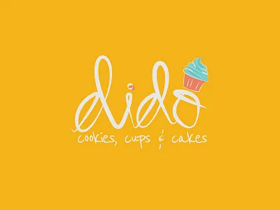 Dido branding cupcake design graphic design logo