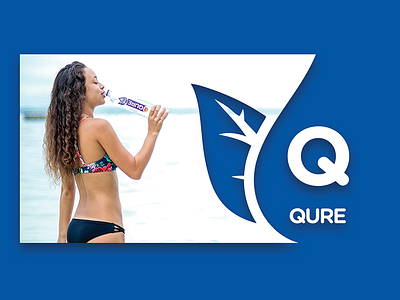 Qure Water ads ads design banners creative logo design qure water water