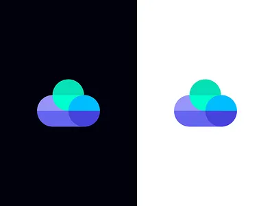cloud / data / logo design app cloud data digital geometry logo mark mobile server symbol tech technology