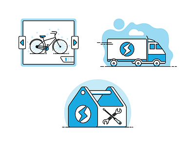 Step Illustrations bicycle illustration toolkit transit