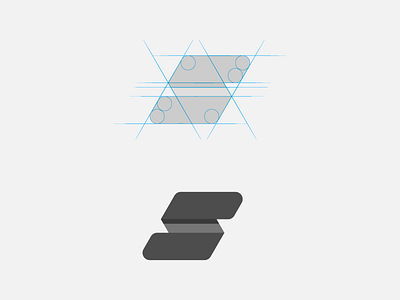 S Monogram Grid black set clever smart fast ride grid idea iconic logo identity designer steady logos logotype movement icon mark creative minimal modern s simple symbol branding monogram trademark script digital