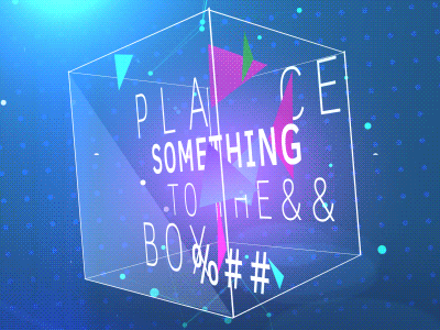 Box after effects animation box computer cyber cyberpunk data digital explosion fx light technology