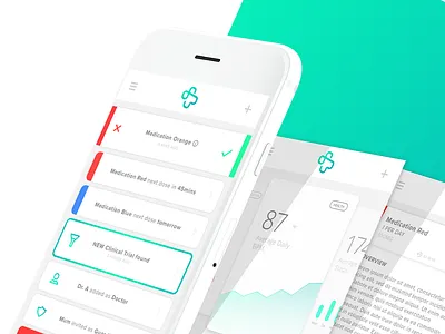 Health+ UI app health interface logo medical medicine plus ui